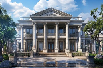 Classical exterior building