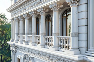 Obraz premium Classical exterior building