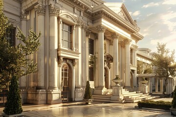 Obraz premium Classical exterior building