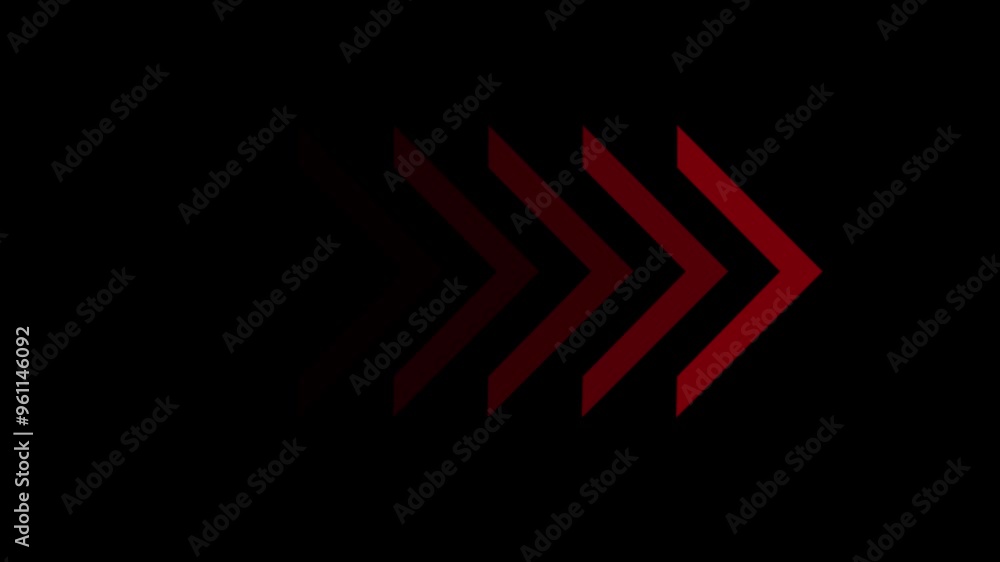 Poster abstract arrow icon loading animation