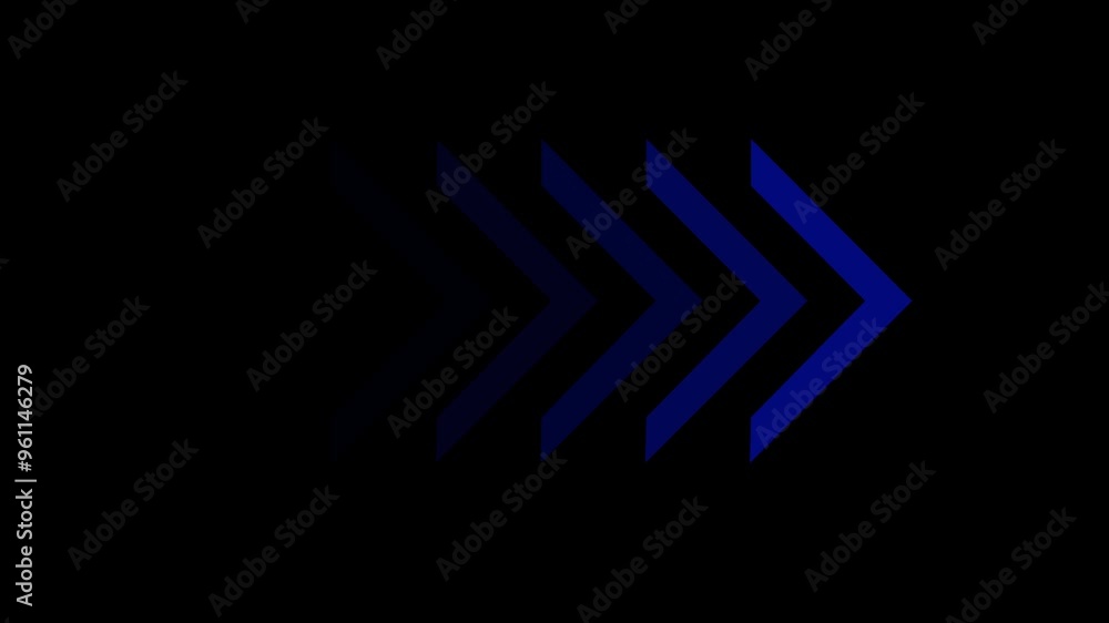 Poster abstract arrow icon loading animation