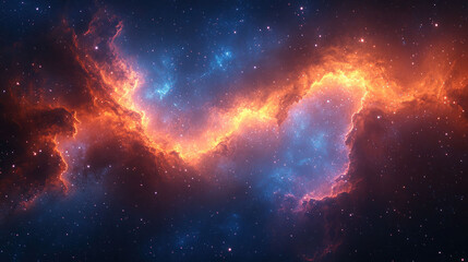 Fototapeta premium fire in the sky