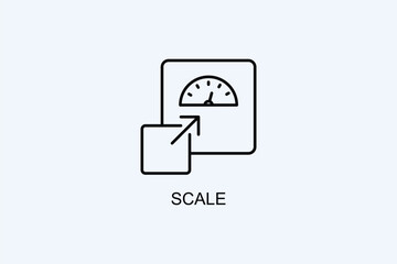 Scale Vector Icon Or Logo Illustration