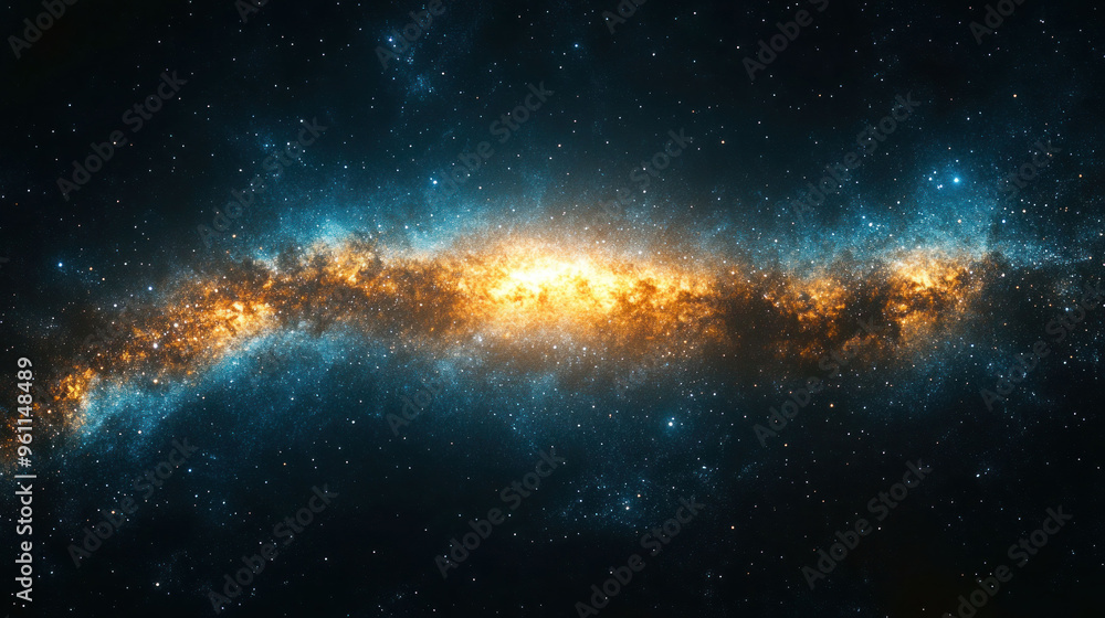 Wall mural milky way galaxy