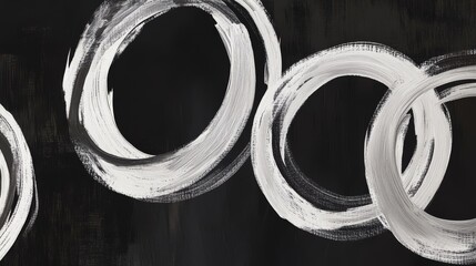 筆で書いたシルバーの丸