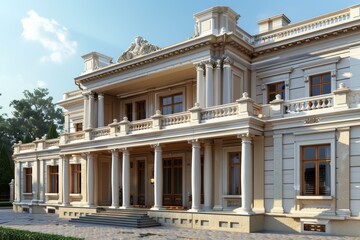 Fototapeta premium Classical exterior building