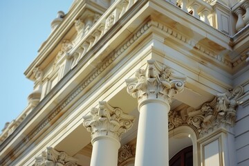 Naklejka premium Classical exterior building