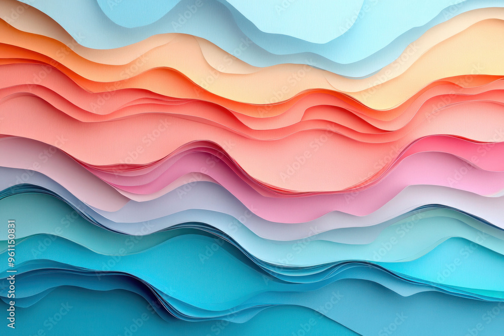 Canvas Prints multicolor paper craft background