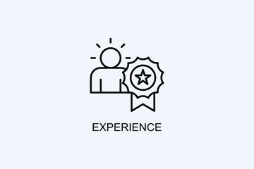 Experience Vector Icon Or Logo Illustration