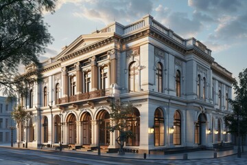Obraz premium Classical exterior building