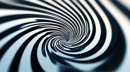 Abstract swirling black and white background.