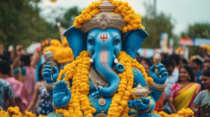 Fototapeta premium elephant god Ganesha