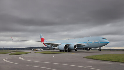 airplane at the airport