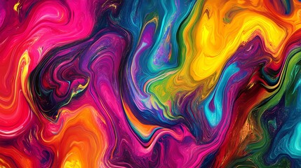 Fototapeta premium Abstract colorful liquid marble background.