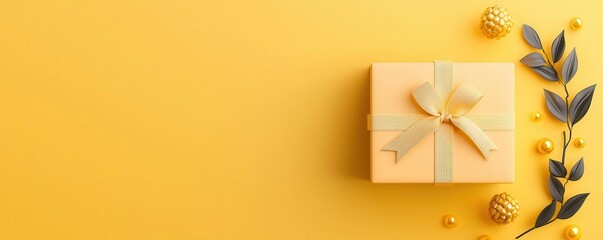 Customized gift wrap with name and custom message, elegant design, 3D illustration