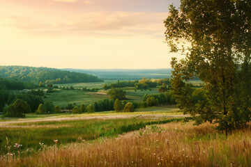 Cozy Landscape Background