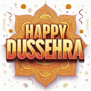 Indian big festival happy dussehra or vijayadashami
