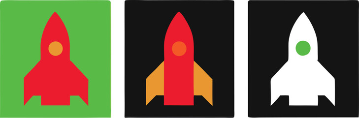 Dynamic Space Shuttle Launch Sequence Vector Illustration for Cosmic Enthusiasts
