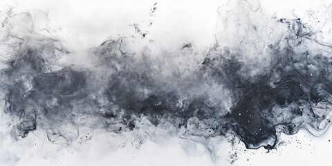 Ethereal Monochrome: An Abstract Exploration of Dynamic Movement and Emotional Depth