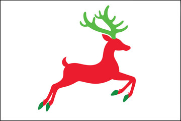 Enchanting Flying Reindeer Bringing Christmas Magic
