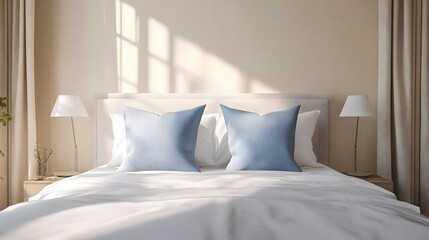 Serene and Cozy Bedroom with Elegant Decor and Inviting Ambiance