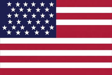 Naklejka premium US American flag. For USA Memorial day, Veteran's day, Labor day, or 4th of July celebration with generative ai