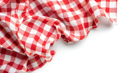 Obraz premium red and white napkin