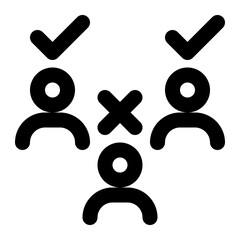 resource availability, available, resources, peoples, project management outline icon