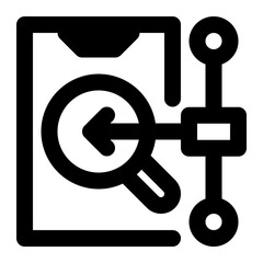 scientific management, theory, management, analysis, project management outline icon