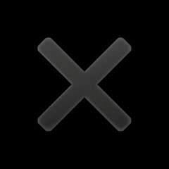 Obraz premium Cross Mark Emoji 