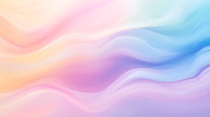 Obraz premium Abstract background with soft, pastel-colored waves.