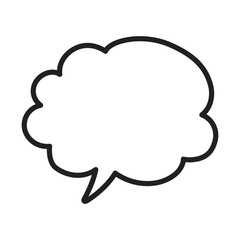 シンプルな吹き出し