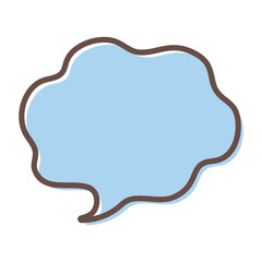 シンプルな吹き出し