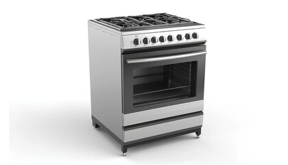 Fototapeta premium stove isolated on white background