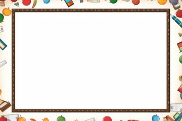 School Theme borderline Background