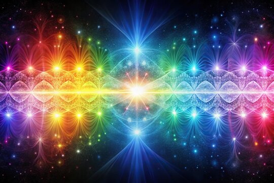 Abstract image representing the unity of spirits and vibrational spectrum