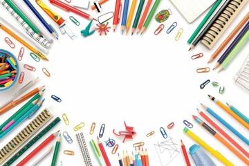 Obraz premium School Theme borderline Background