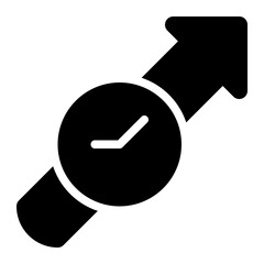 duration, period, time, project, project management solid or glyph icon