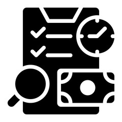 project management, project, management, organizing, working solid or glyph icon