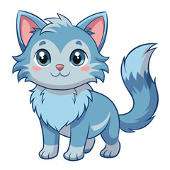 Free vector cute cartoon kitten illustration Artwork