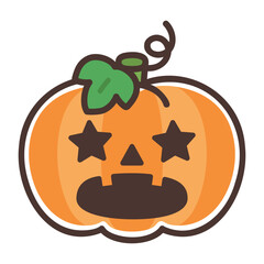 ハロウィンのかぼちゃ　アイコン