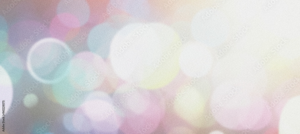 Poster blurred colorful circles creating a textured abstract background