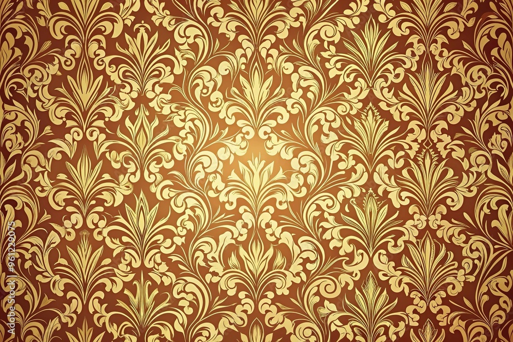 Wall mural abstract retro colors background pattern reflected in wallpaper
