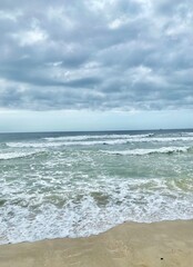 waves on the beach