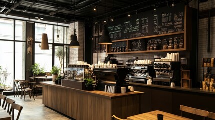 おしゃれなカフェ店内