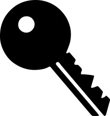 1 plain shape black key
