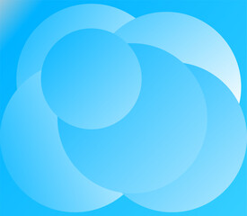 abstract blue background with circles