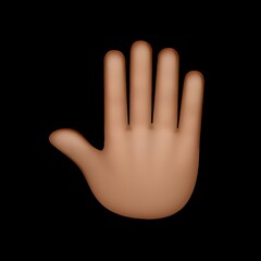 Obraz premium Raised Hand EmojiFemale Pilot Emoji 