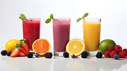 Fototapeta premium Juice in a beautiful glass.