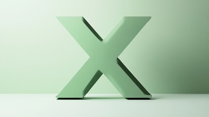 Obraz premium The 3D letter 